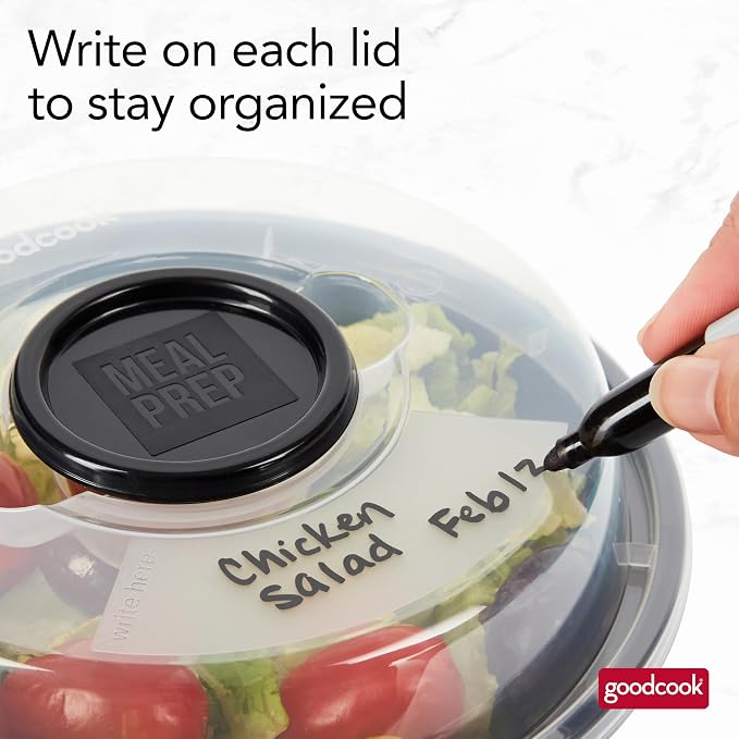 GoodCook 4-Cup Meal Prep Bowls Set - Image 8