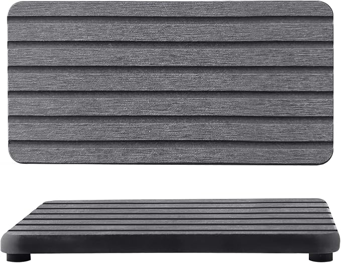 NiuYichee 2 PCS Water Absorbent diatomite Coasters, 7.1" x 3.5" Water Absorbing by NiuYichee