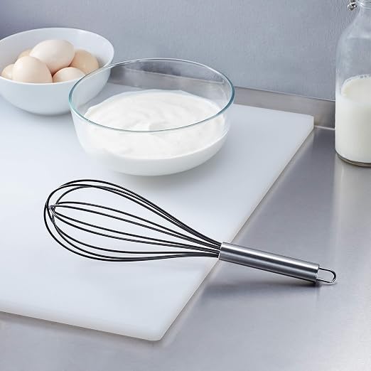 Amazon Basics Stainless Steel and Silicone Non-Stick Coated Whisk Set - Image 5