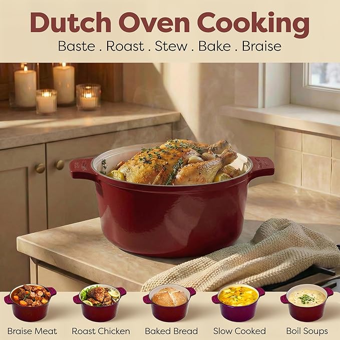 Gotham Steel 5 Qt Lightweight Dutch Oven Pot - Image 10