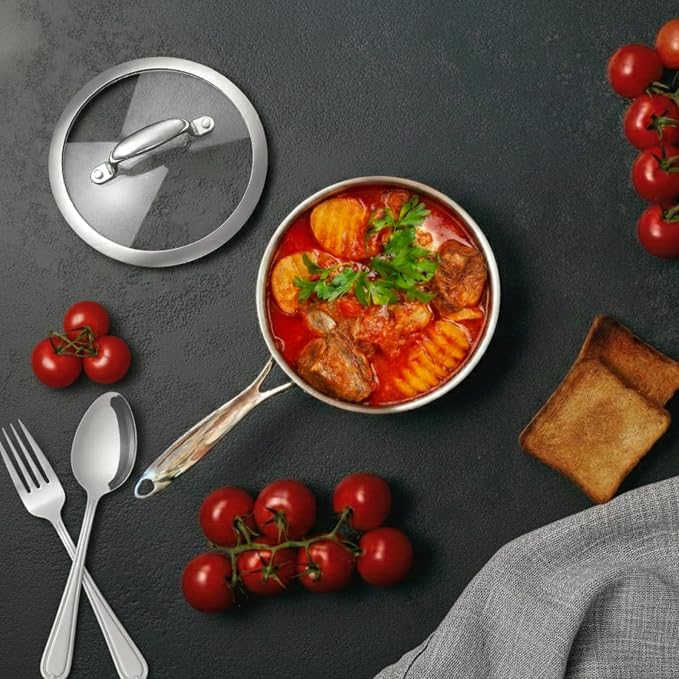 1.3 Quart Stainless Steel Saucepan - Image 4