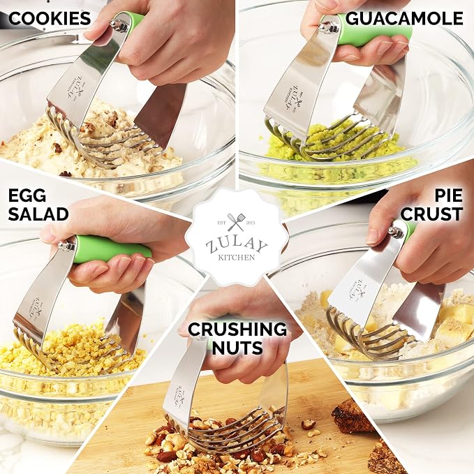 Professional Dough Blender, Pastry Cutter Stainless Steel, Heavy Duty Pastry - Image 6