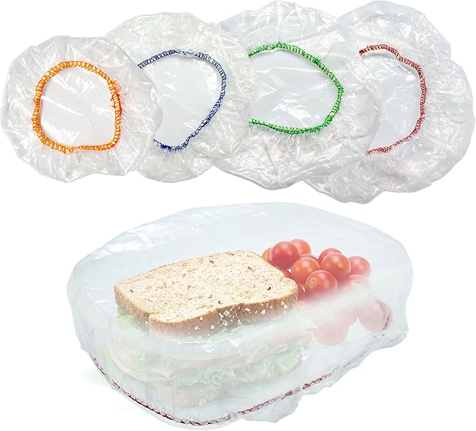 Culinary Elements Reusable Bowl Covers, Fits Small Bowls, 4 Sizes by JacentMerchandising