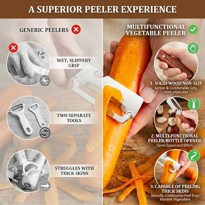 Multifunctional Vegetable Peeler - Image 6