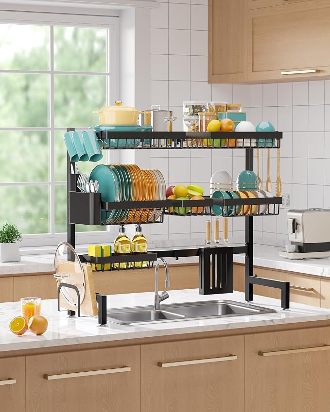 Sakugi Over The Sink Dish Drying Rack - Image 7