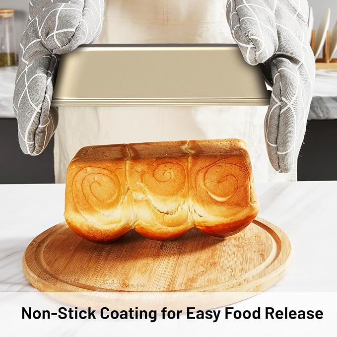 CasaCulina Baking Pans Set, 5-Piece Nonstick Bakeware Sets - Image 4