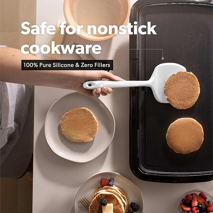 New DI ORO Seamless Series Moda 4-Piece Silicone Turner Spatula Set - Image 3