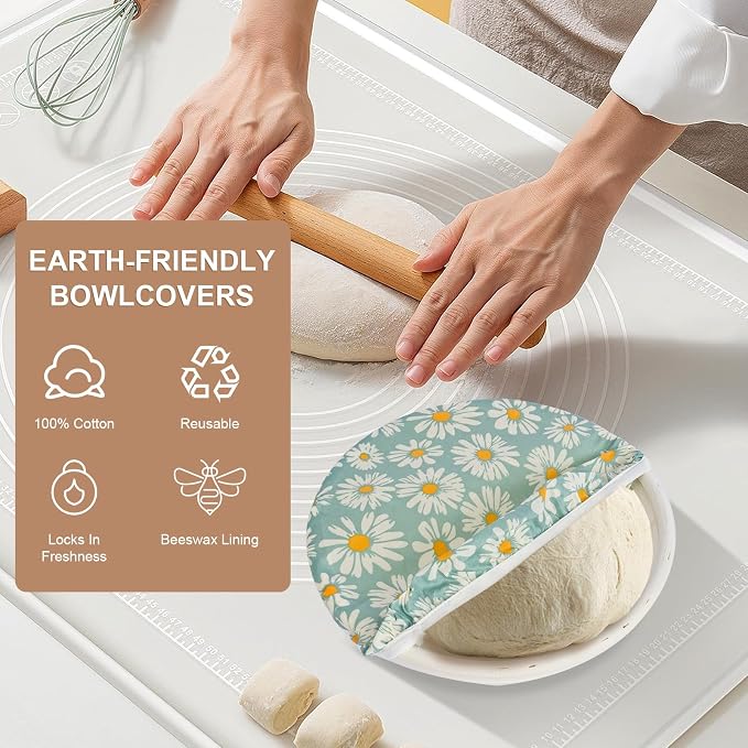 Reusable Bowl Covers for Bread Proofing - Image 5