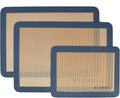 Silicone Baking Mat Large 3 Pack-2 Half Sheets+1 Small Quarter Sheet, Reusable by KICKOIL