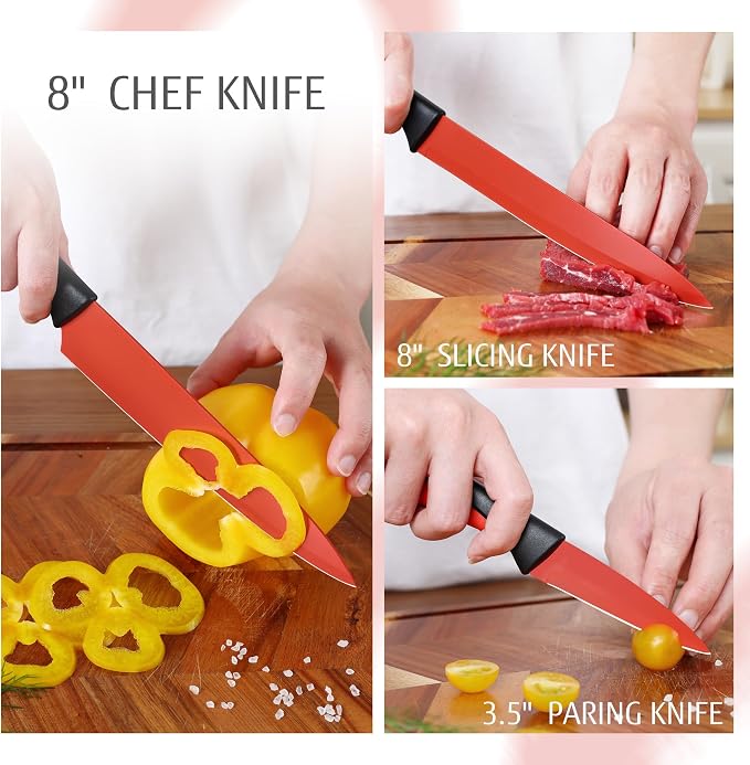hecef 14 Pieces Kitchen Knife Set - Image 9
