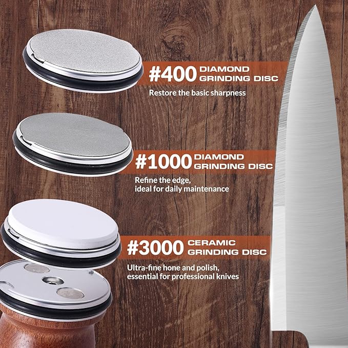 Rolling Knife Sharpener Kit, Kitchen Knife Sharpener - Image 4