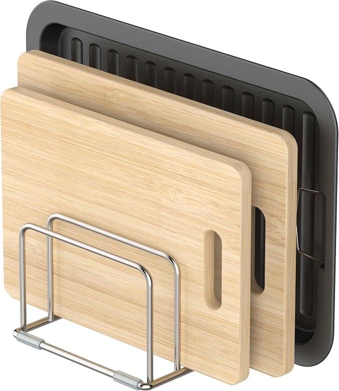 KORRTFID Cutting Board Holder Stand, Chopping Board Storage Rack, Cutting Board by KORRTFID