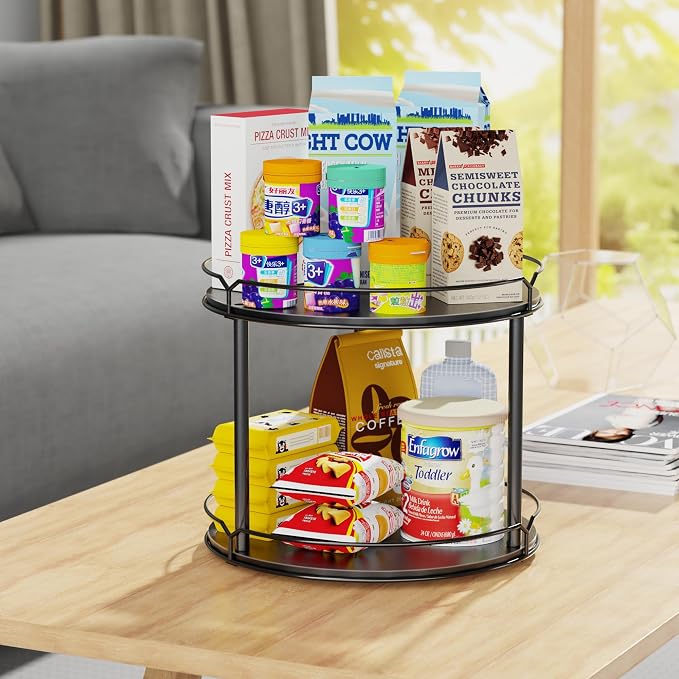 Lazy Susan Organizer 2 Tier - Image 7