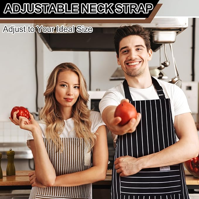 Janmercy 24 Pcs Aprons for Women Men - Image 3