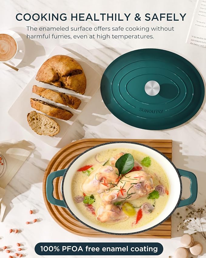 Enameled Cast Iron Dutch Oven - Image 3