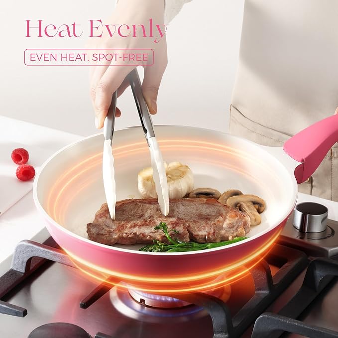 PRICUSIS Nonstick Ceramic Frying Pan - Image 4