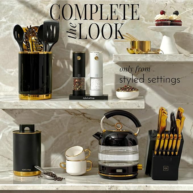 Rechargeable Electric Salt and Pepper Grinder Set – Sleek Stainless Steel White - Image 8