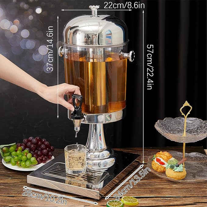 Gisafai 2 Pcs 2 Gallon Drink Dispensers - Image 2