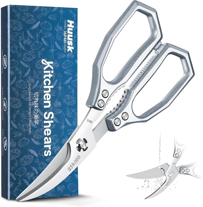Huusk Silver Multi-Purpose Seafood Scissors by HuuskKnife