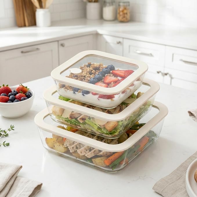 Urban Green Glass Food Container Set - Image 5