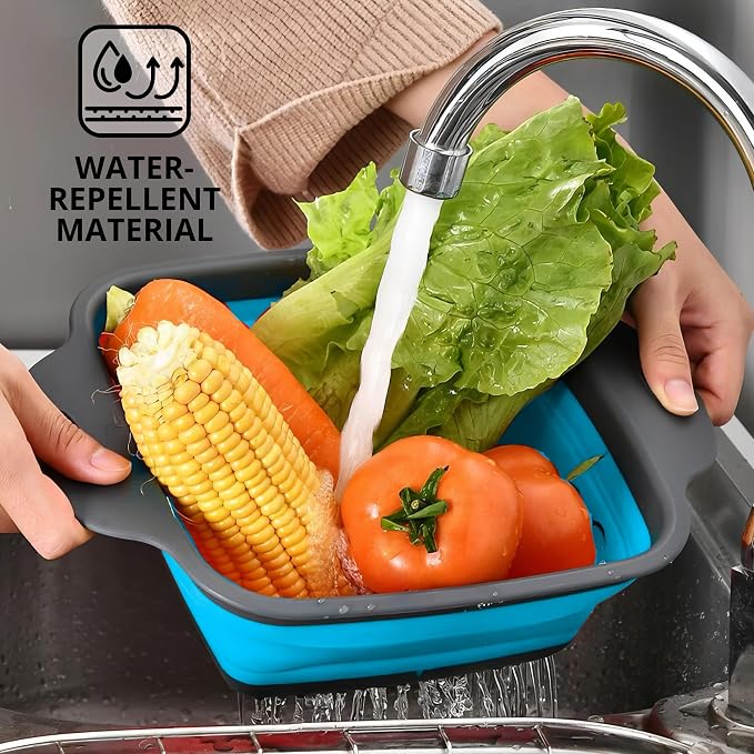Square Collapsible Colander - Image 4