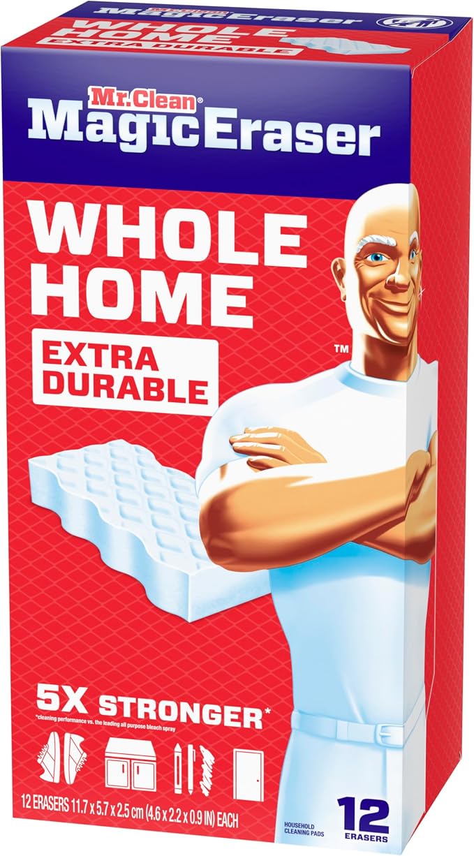 Mr. Clean Magic Eraser Sponge, All Purpose Cleaner, Cleaning Scrubber, Shower - Image 12