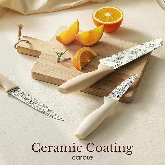 CAROTE 12PCS Knife Set, Kitchen Knife Set - Image 5