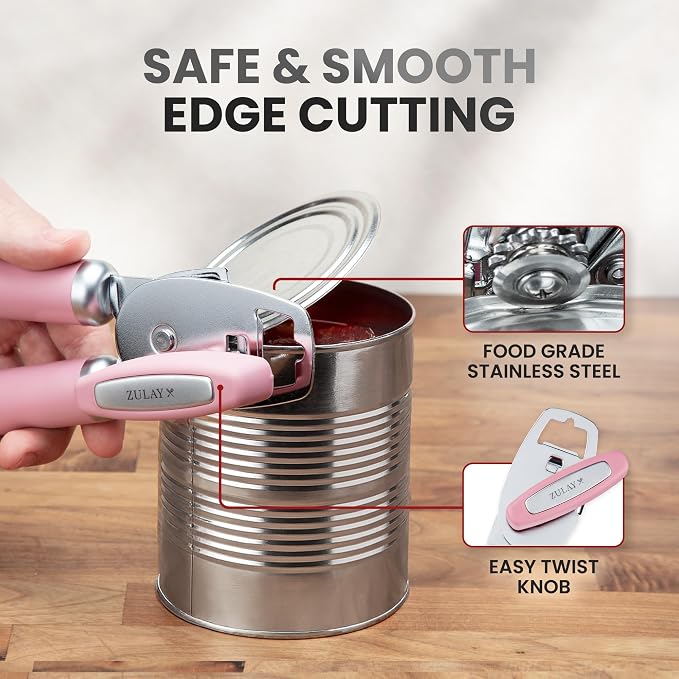 Zulay Kitchen Heavy Duty Stainless Steel Can Opener Manual - Image 4