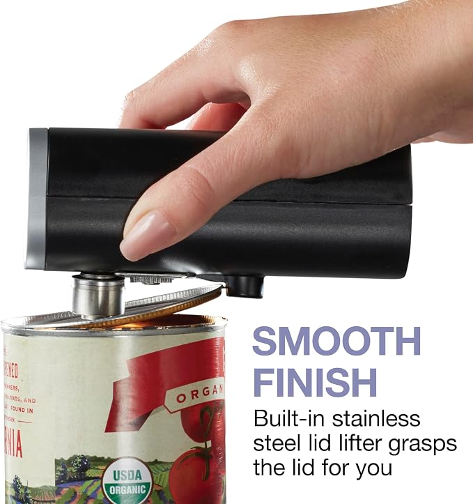 Proctor Silex Automatic Electric Can Opener, Hands Free Cordless Operation & - Image 6