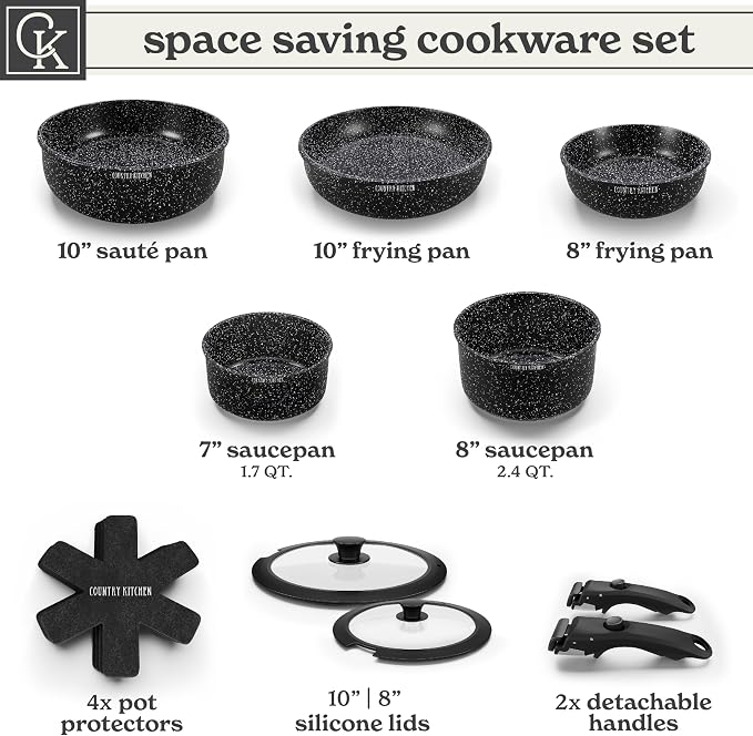 Country Kitchen Cookware Set - Image 3