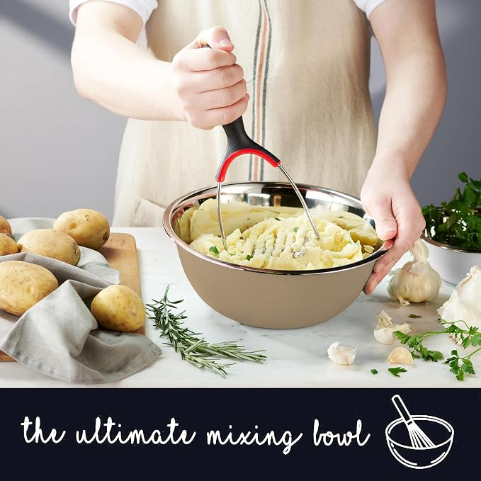 WHYSKO Stainless Steel Mixing Bowl Set, 10 Piece Stainless Steel Mixing Bowls - Image 3