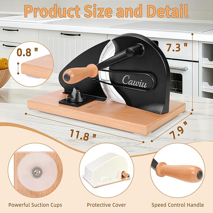 CAWIU Upgraded Manual Bread Slicer - Image 2
