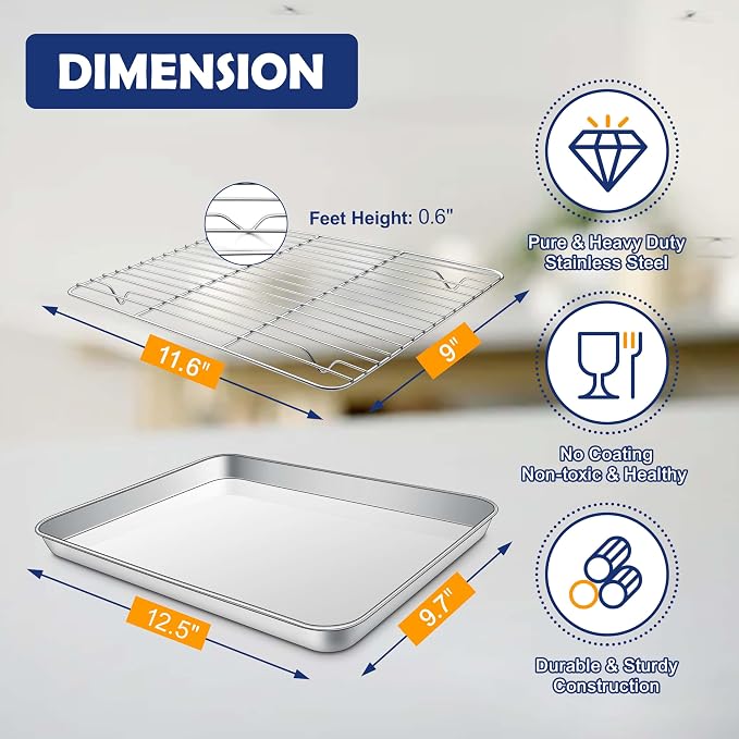 12.5 Inch Baking Sheet Pan - Image 2