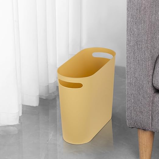 rejomiik Small Trash Can, 3.5 Gallon Slim Garbage Can Plastic Waste Basket - Image 5