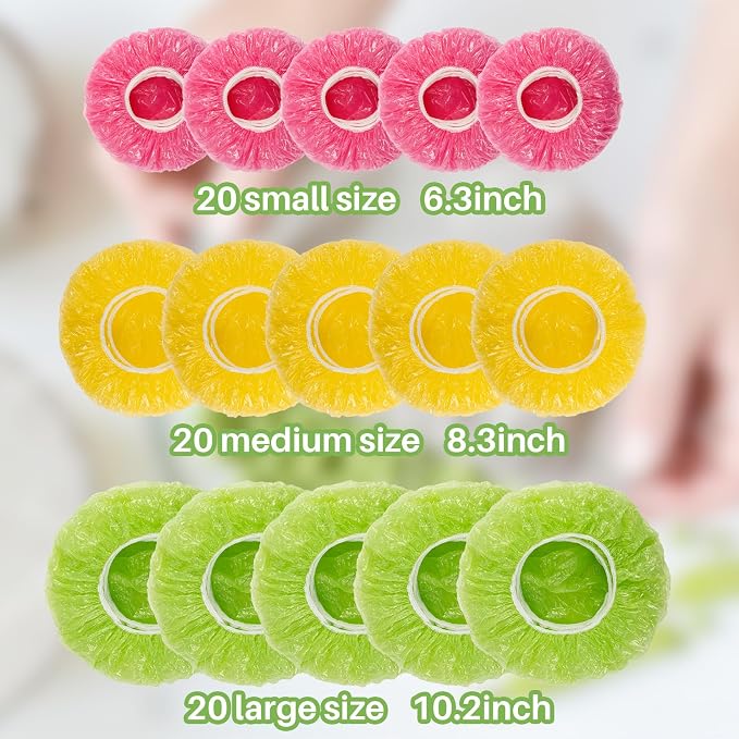 MAQIHAN 60Pcs Bowl Covers Reusable - Image 2