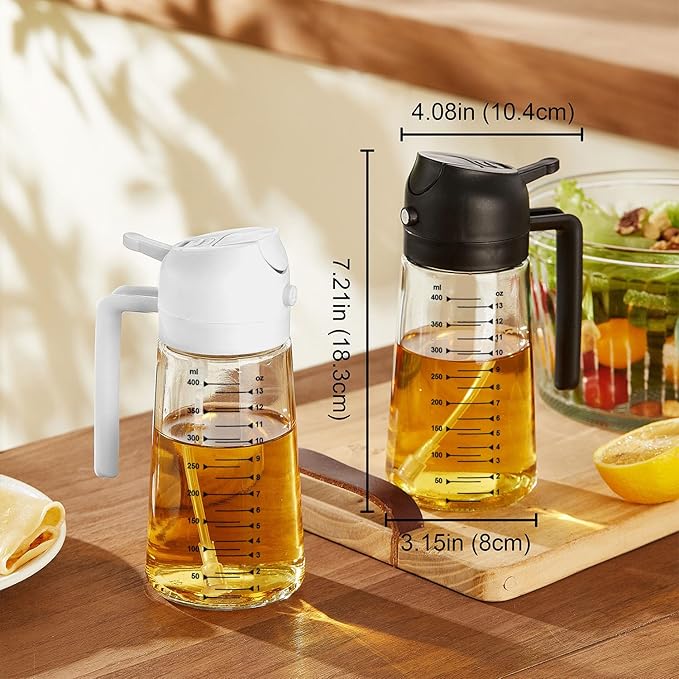 TrendPlain 16oz/470ml Glass Olive Oil Sprayer - Image 5