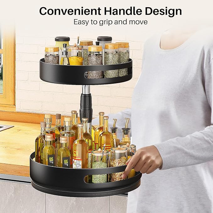 Lazy Susan Organizer Spice Rack - Image 9