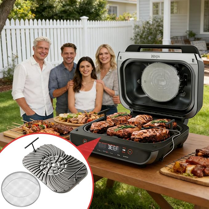 Grill Grate & Splatter Shield for Ninja Foodi FG551 DG551 Grill Accessories - Image 7