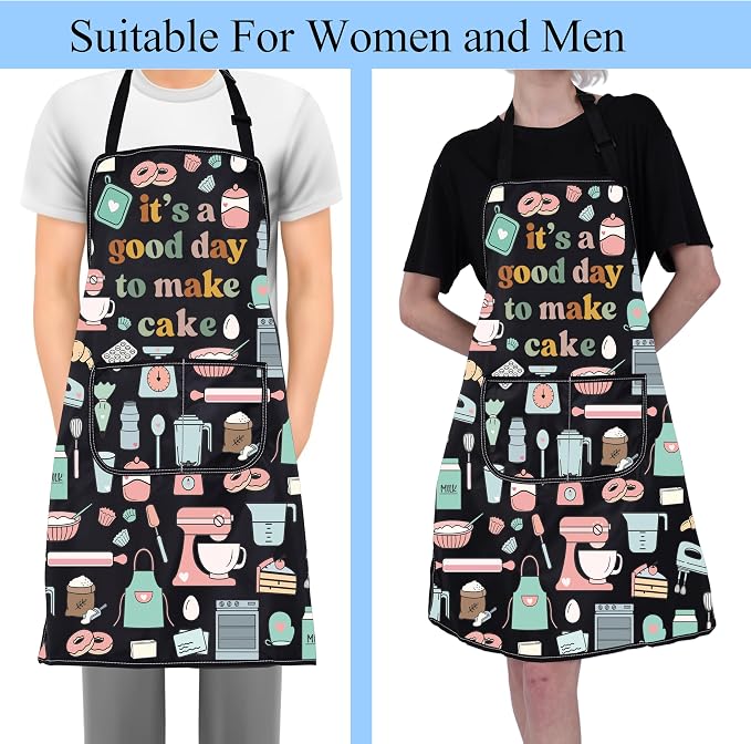 FUSTMW Cake Maker Gifts for Baker Kitchen Baking Apron - Image 4