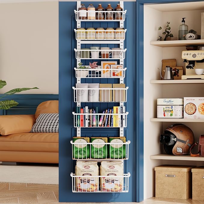Over The Door Pantry Organizer, 8-Tier Over The Door Organizer - Image 9