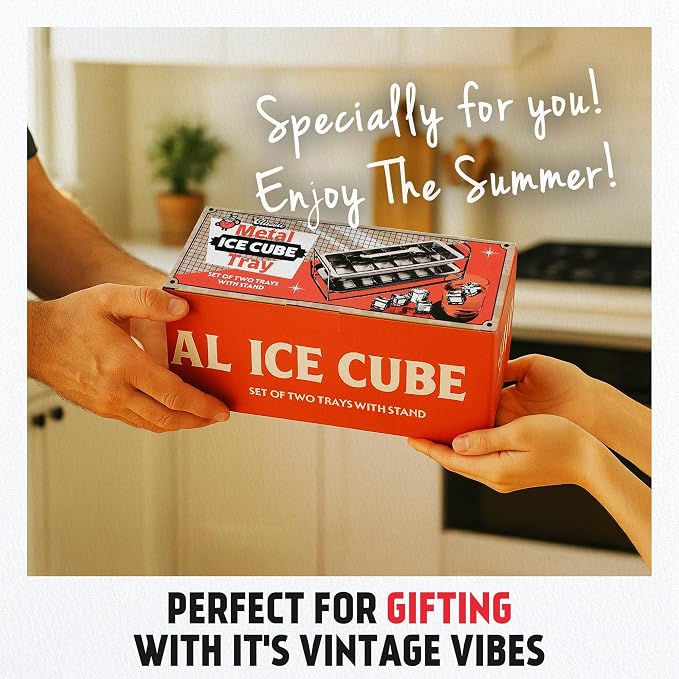 Stainless Steel Double Ice Cube Trays - Image 2