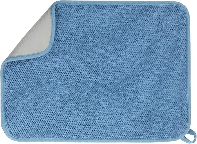GeeRic Microfiber Dish Drying Mat, Super Absorbent Kitchen Dish Drying Pad by GeeRic