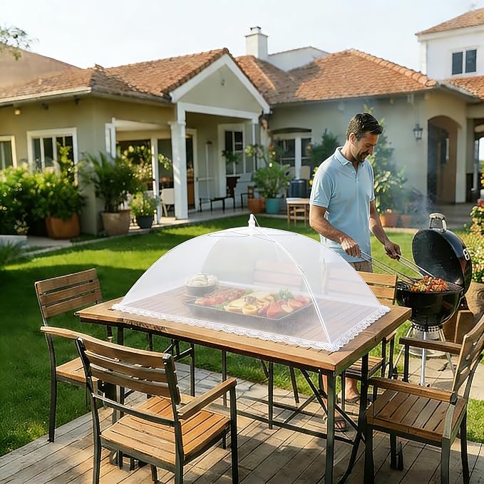 2 Pack Extra Large Mesh Food Covers - Image 4