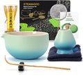 TEANAGOO Matcha Whisk Set Blue, Ceremony Matcha Set, Matcha Kit Grident Blue by TEANAGOO