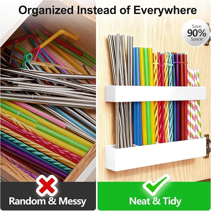 9.5” Large Acrylic Straw Holder - Image 6