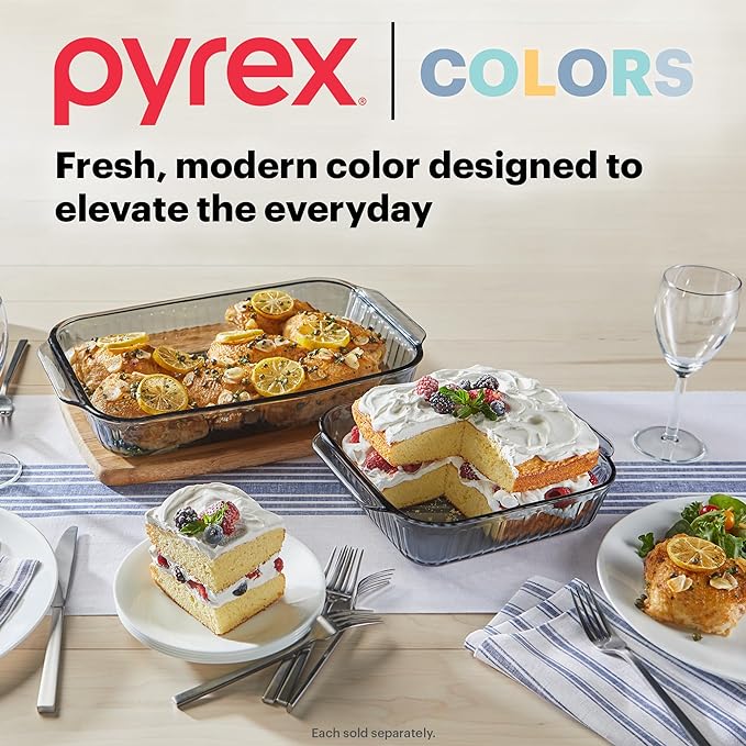 Pyrex Colors Tinted Glass Baking Dish - Image 5