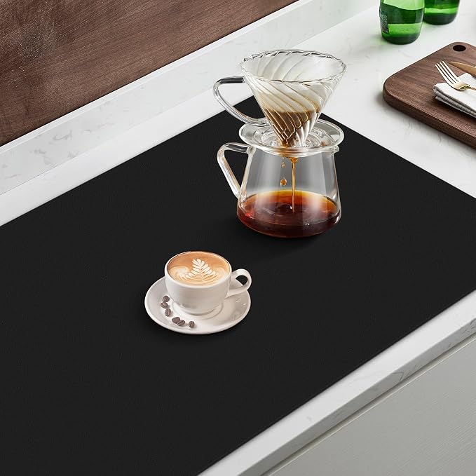 WISELIFE Coffee Mat Super Absorbent Dish Drying Mat Bar Accessories Match - Image 5