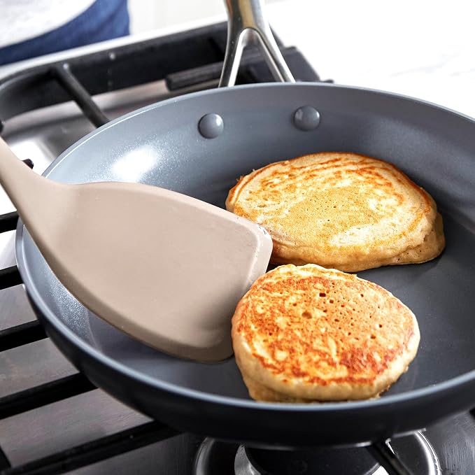 GreenPan Silicone Solid Turner Spatula, Flipping Cooking Kitchen Utensil - Image 5