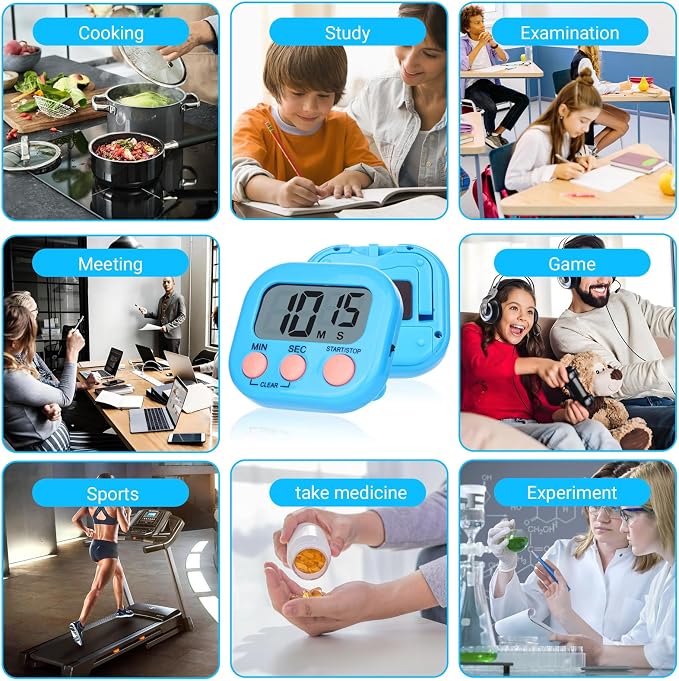 Mwellewm 6 Packs Digital Timers - Image 4