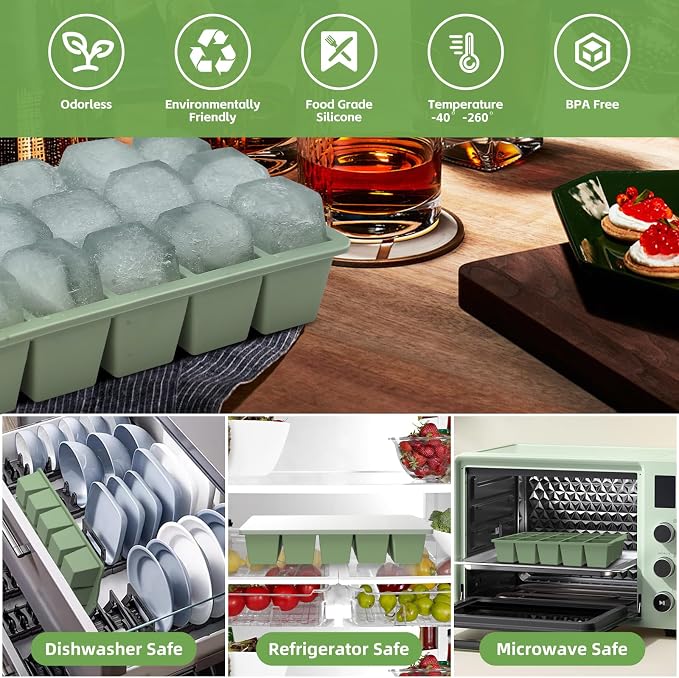 FANYITY Silicone Ice Cube Tray - Image 2